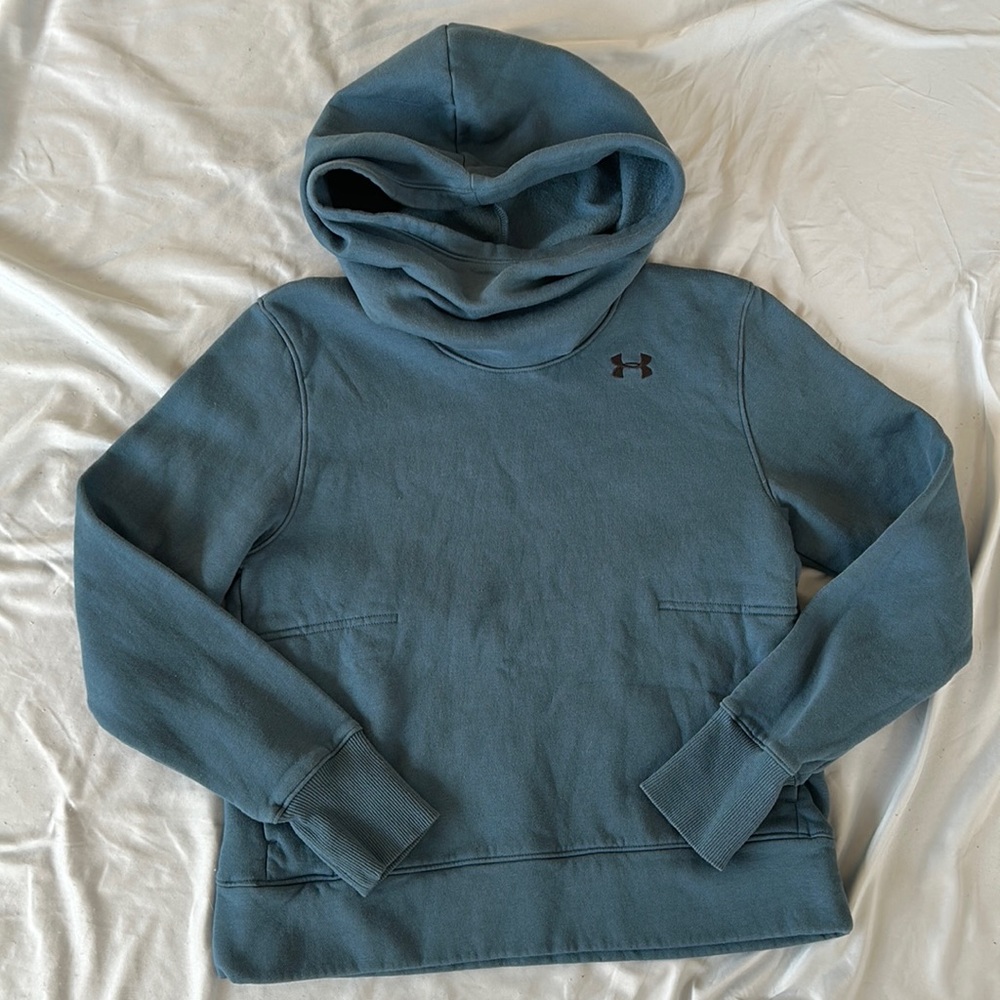 Under Armour Hoodie Teal cowl-neck